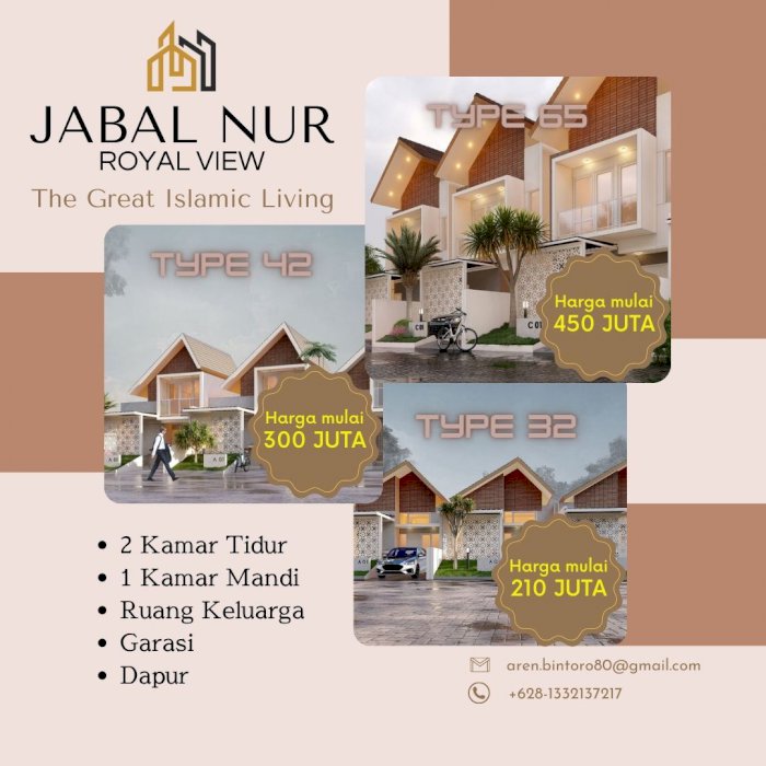 RUMAH SYARIAH VIEW PEGUNUNGAN RAUNG DI JEMBER