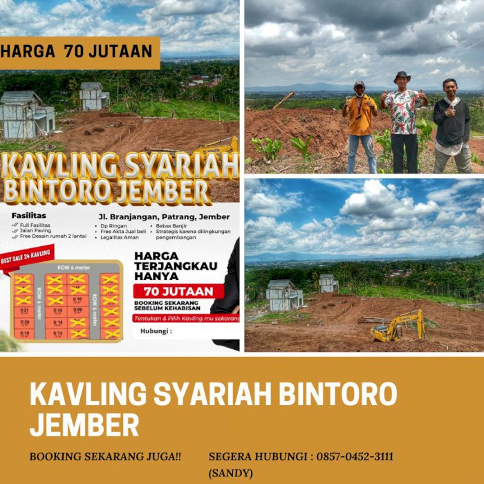 Kavling Terlaris Di JEMBER KOTA
