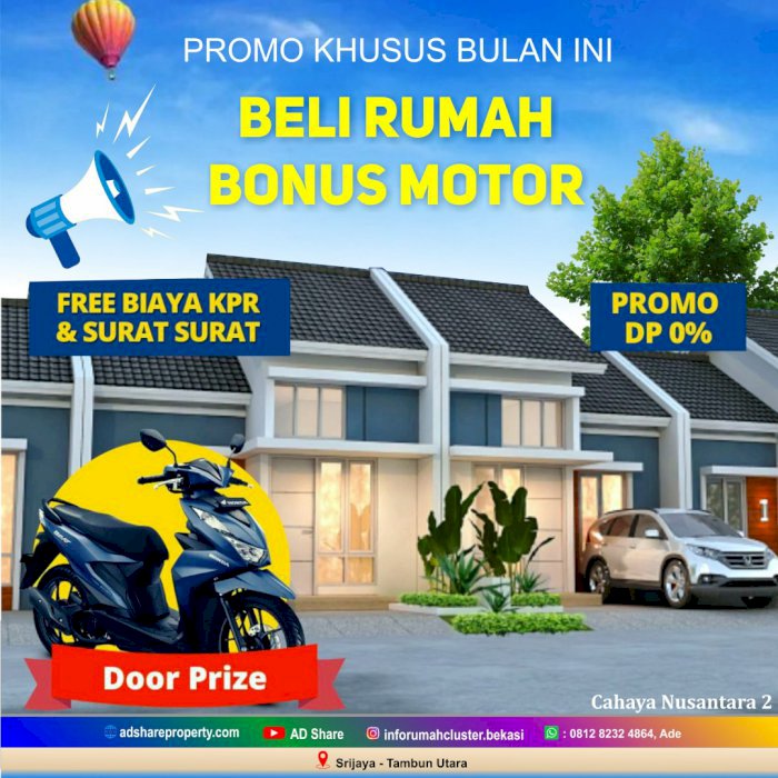 Dijual Perumahan Cahaya Nusantara