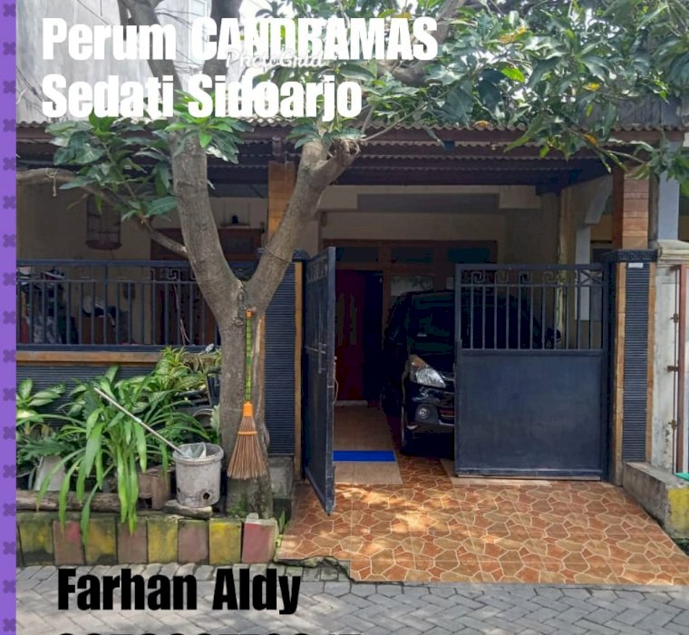 JUAL RUMAH DI PERUMAHAN CANDRAMAS SEDATI JUANDA SIDOARJO, JAWATIMUR