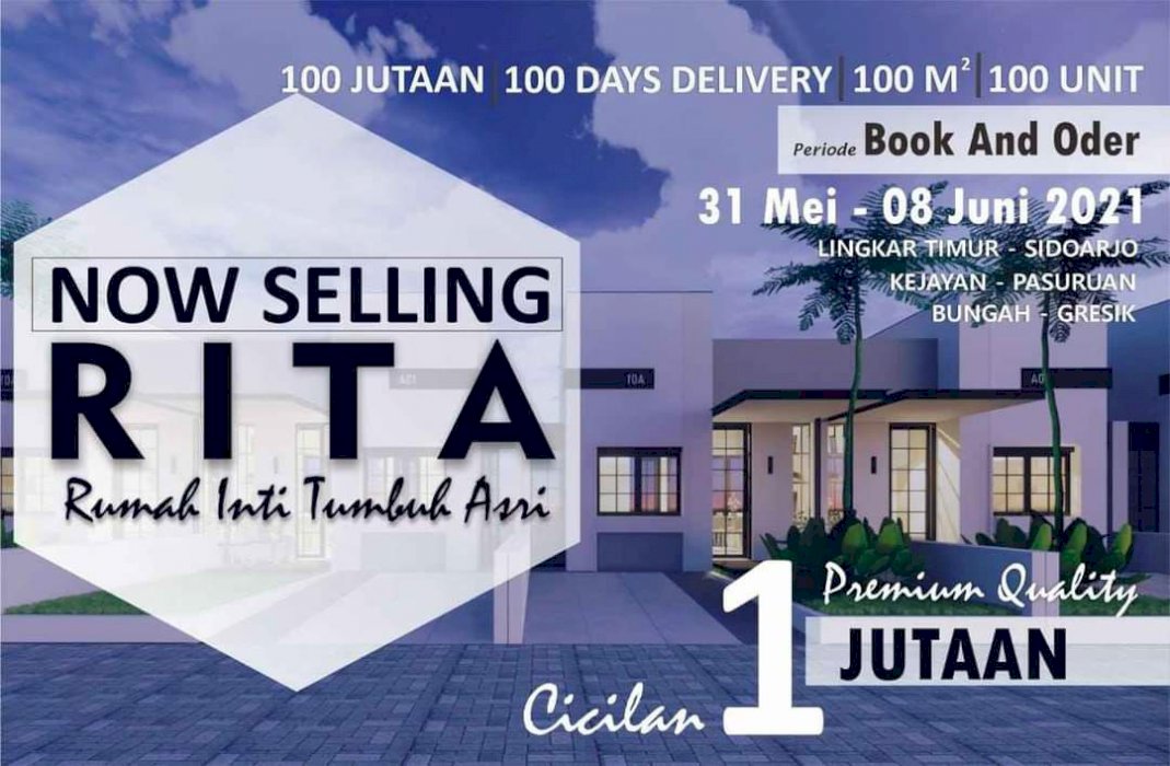 Rumah murah di perumahan Rita mentari  bumi sejahtera Candi sidoarjo