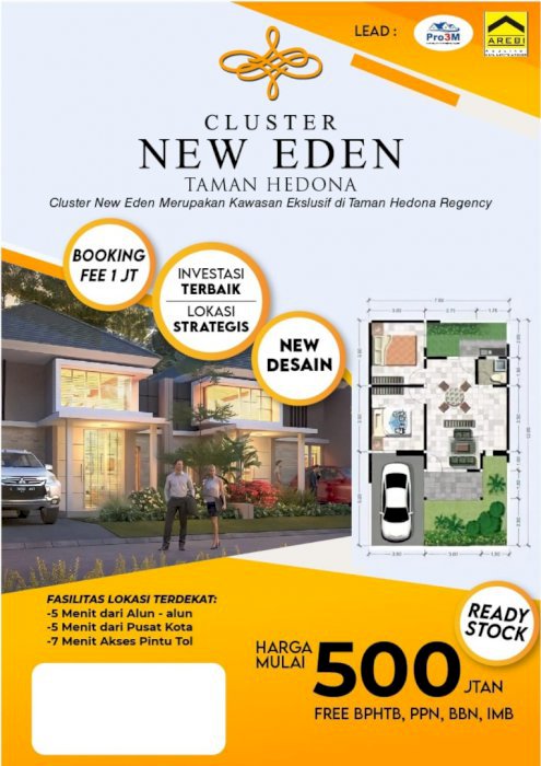 Rumah murah sidoarjo buduran,taman hedona