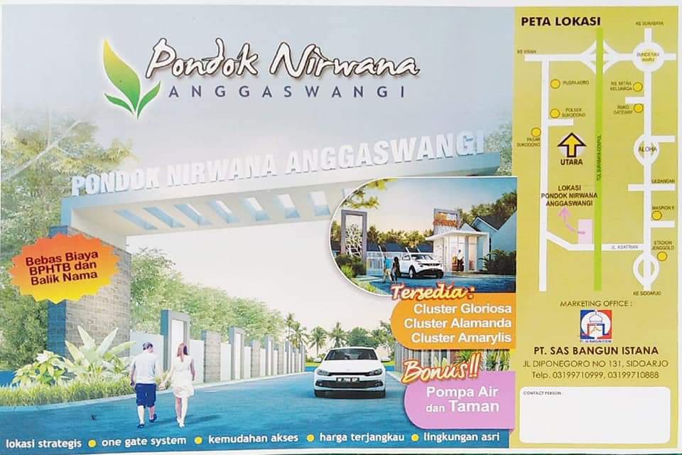 Di jual Rumah baru pondok nirwana anggaswangi sukodono sidoarjo