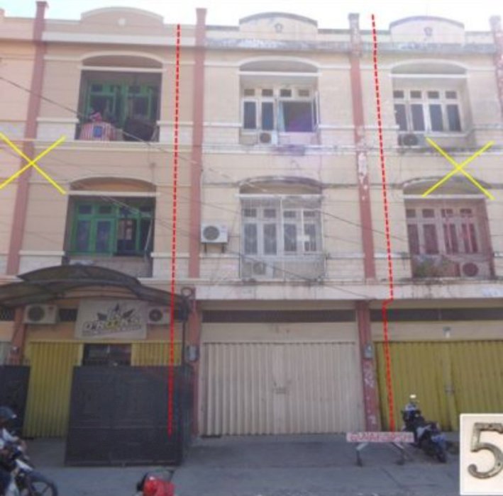 Jual ruko di jl.Kijang makssar