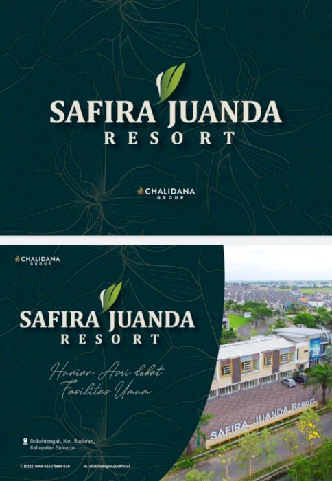 Rumah mewah murah di chalidana group lokasi dekat bandara juanda