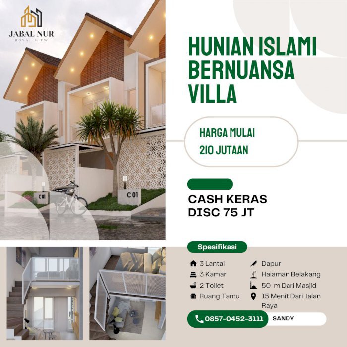 Rumah Murah JEMBER KOTA View Pegunungan