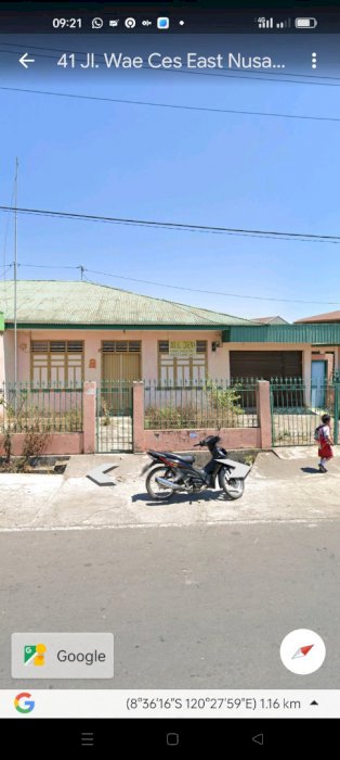 Jual rumah jl Waeces karot Ruteng