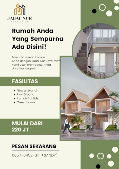 Rumah Murah Terlaris Di JEMBER KOTA View Pegunungan