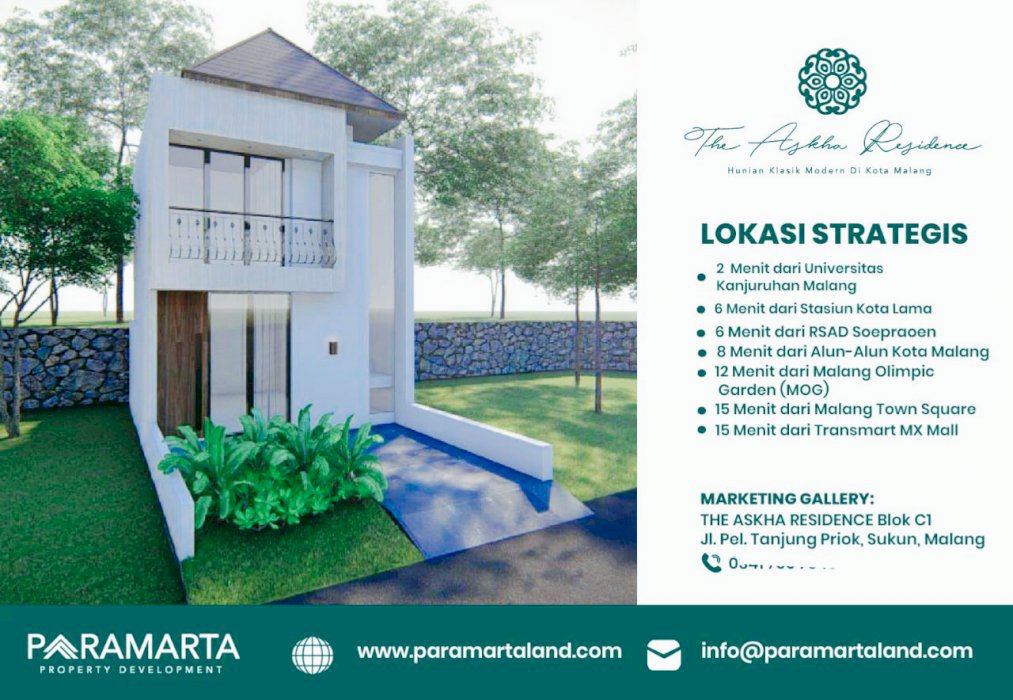 DI JUAL PERUMAHAN THE AZKA RESIDENCE, SUKUN MALANG JAWATIMUR