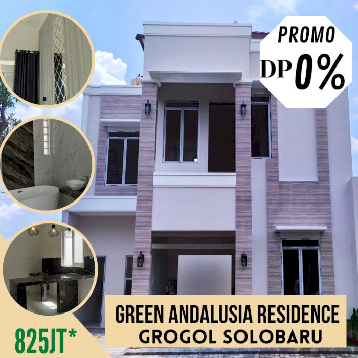 Rumah mewah 2 lantai di solo baru