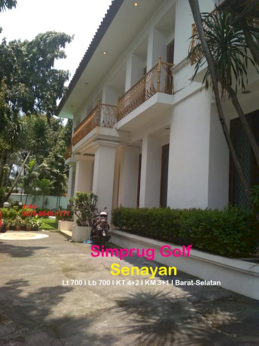 Rumah Mewah Area Elit Jl. Simprug Golf, Senayan, Jakarta Selatan