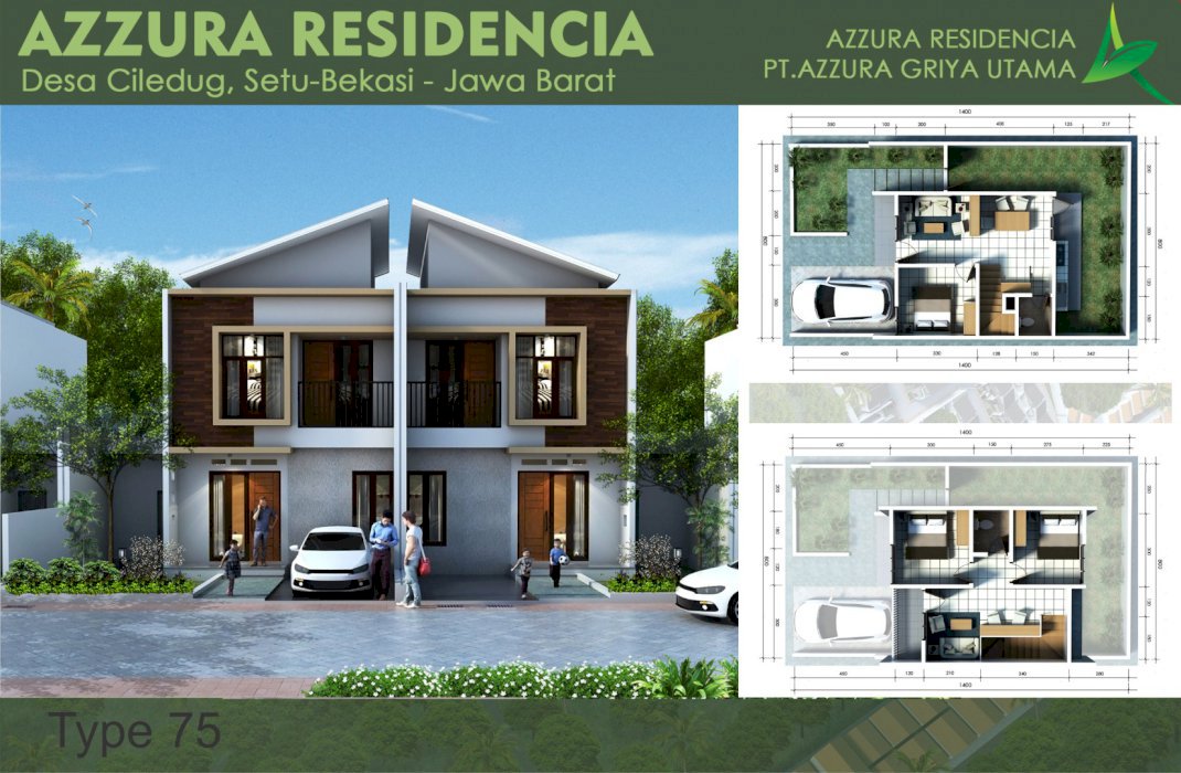 Rumah 2 Lantai di Setu Bekasi Harga 1 Lantai