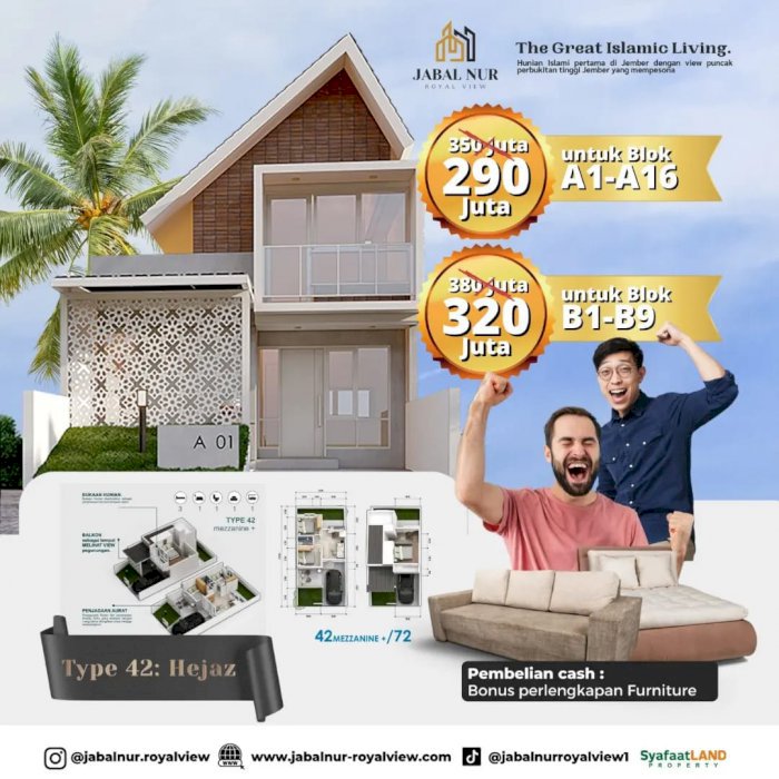 Rumah Mewah Lokasi Strategis View Pegunungan