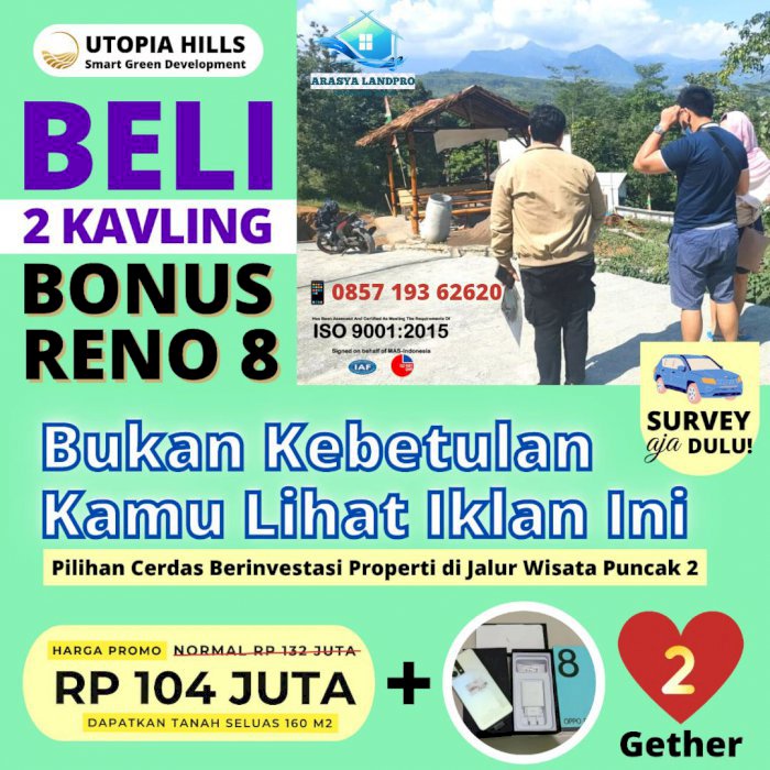 Kav Eksklusif View Super Indah Strategis Nempel Jalur Wisata Puncak 2
