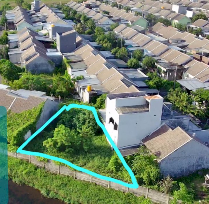 Tanah pojok kuldesak siap Bangun dkt juanda di cluster saphire residen