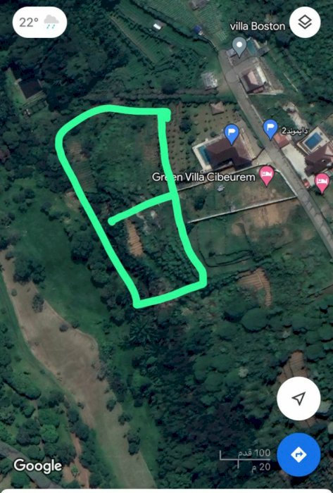 DIJUAL TNAH DI LOKASI WISATA PUNCAK. VIEW INDAH