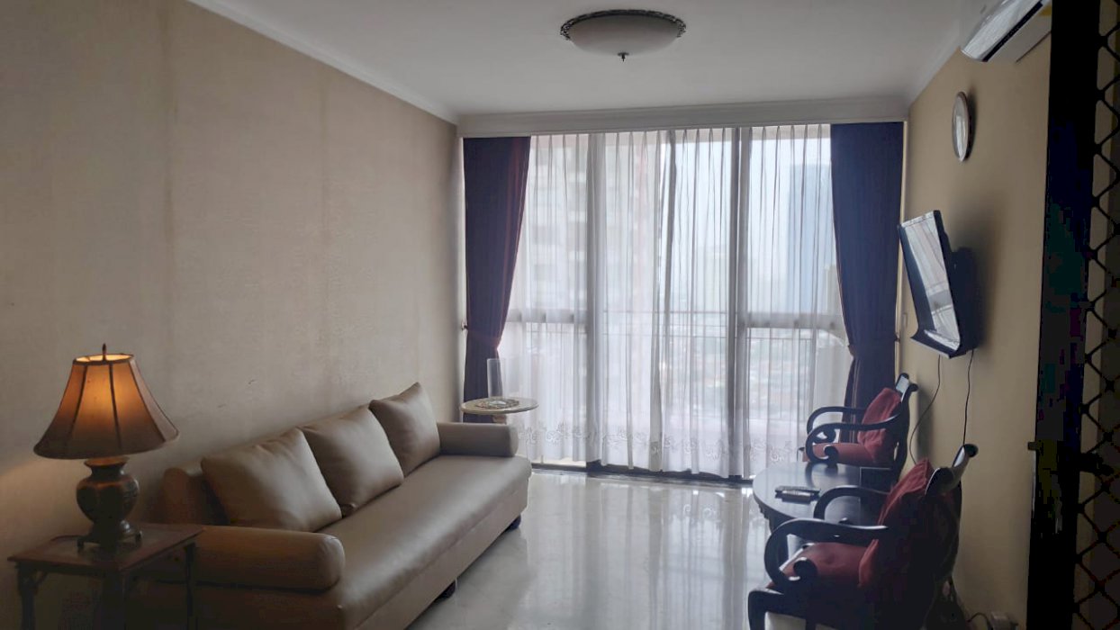 Taman Rasuna Apartment Jual Cepat Harga Murah 3BR Furnish City View