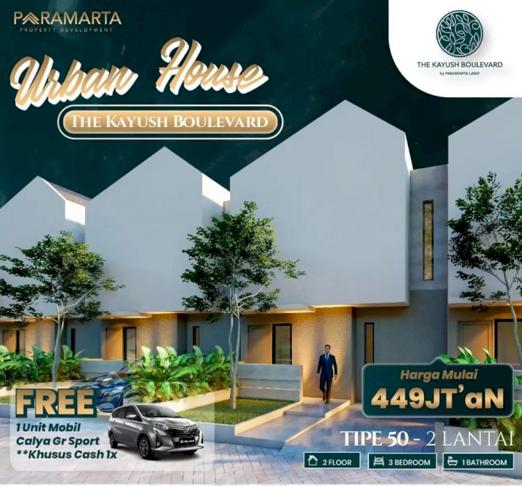 DI JUAL PERUMAHAN THE KAYUSH BOULEVARD, MALANG JAWATIMUR