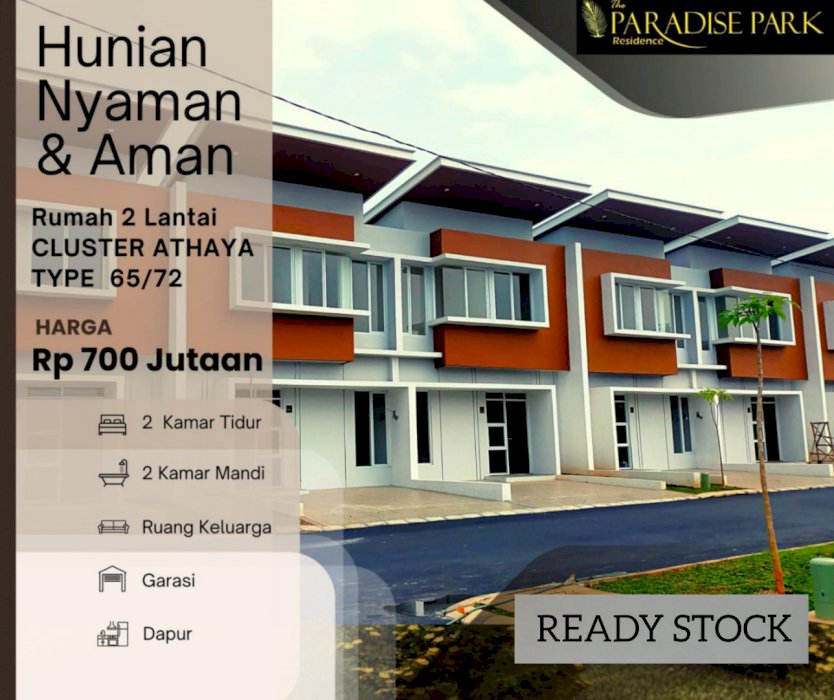 Rumah 2 Lantai Siap Huni Dekat Bandara