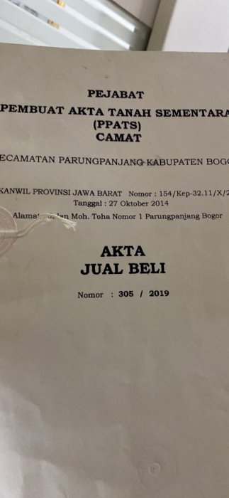 Jual tanah 300 meter