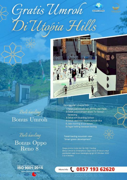 Promo Tanah Kavling Murah Strategis Pinggir Jalan Raya Jalur Puncak 2