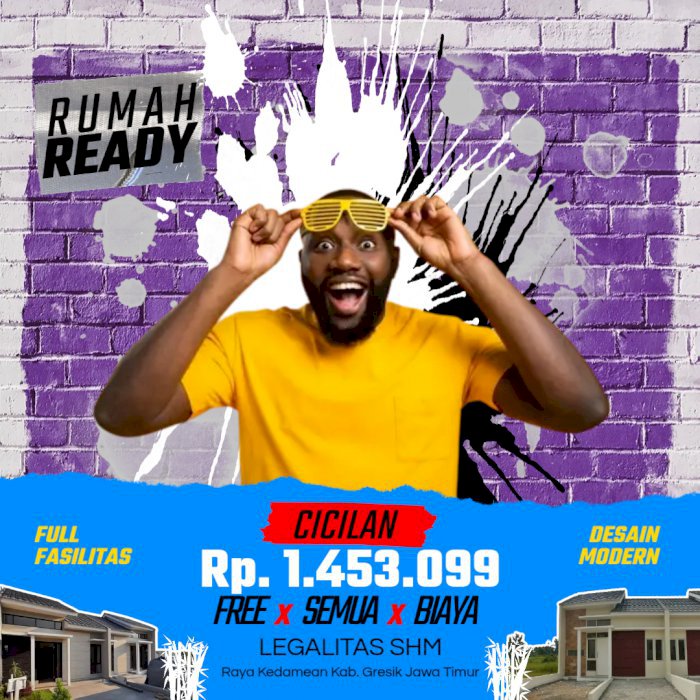 promo gila, bayar 100 ribu langsung proses KPR cicilan 1 Jutaan