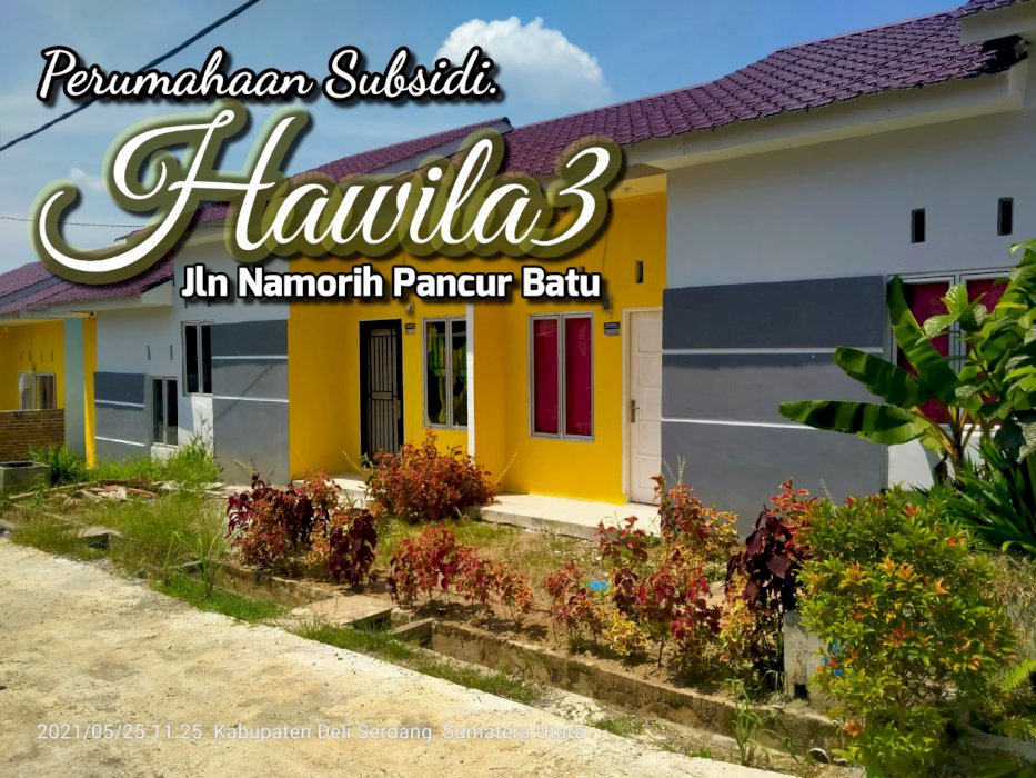 Rumah subsidi dipancur batu