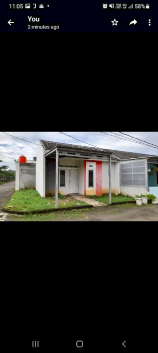 Rumah hook dijual cepat vila permata serpong