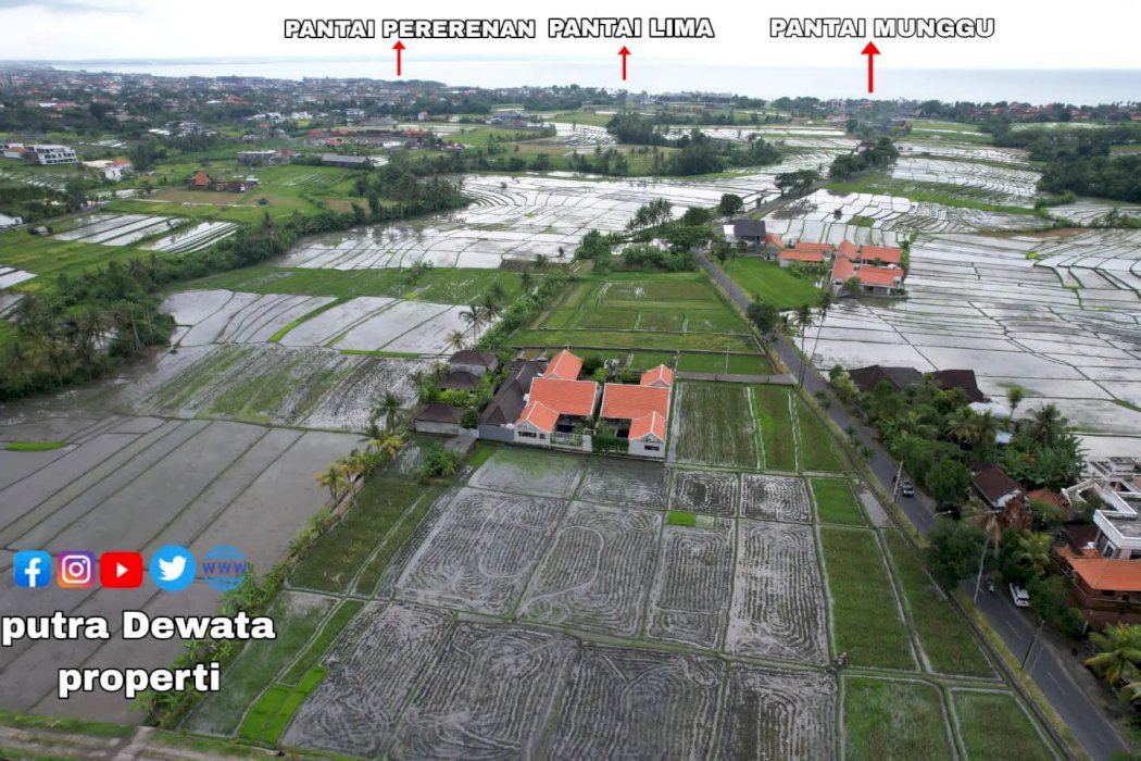 Land for lease located jln pantai seseh pererenan