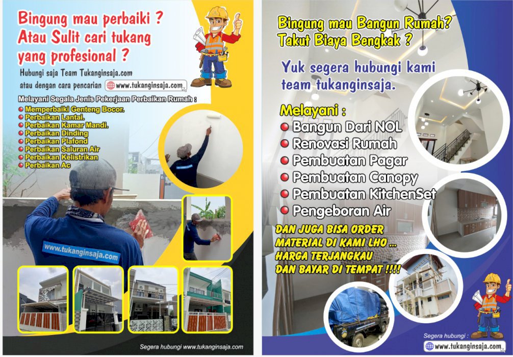 Jasa tukang harian dan borongan jabodetabek