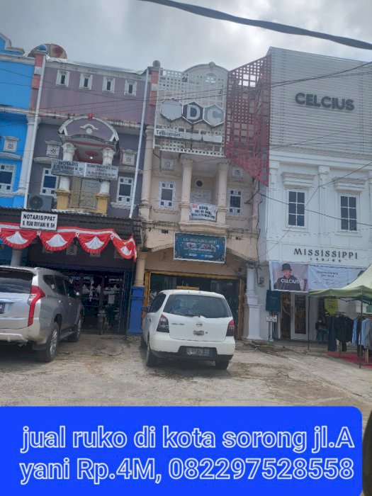 Ruko di jual di kota sorong
