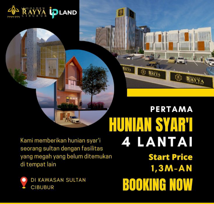 Perumahan mewah 4 lantai dikawasan sultan Cibubur