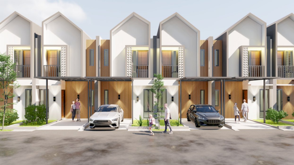 Launching Rumah 2 lantai harga terjangkau dekat stasiun dan pintu toll