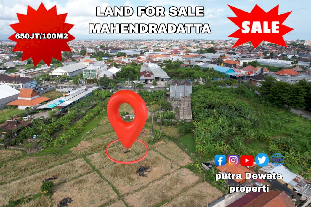 Dijual tanah kavling Mahendradatta Teuku Umar
