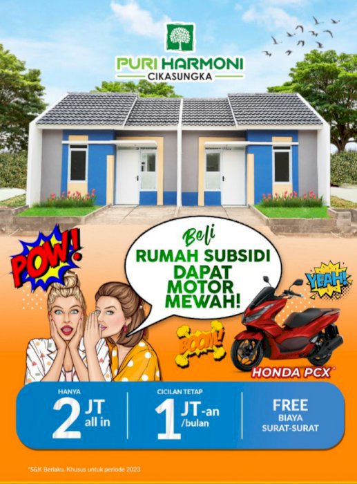 RMH MURAH READY STOCK DKT STASIUN CIKOYA 2JT ALL IN CICILAN FLAT 1JTAN