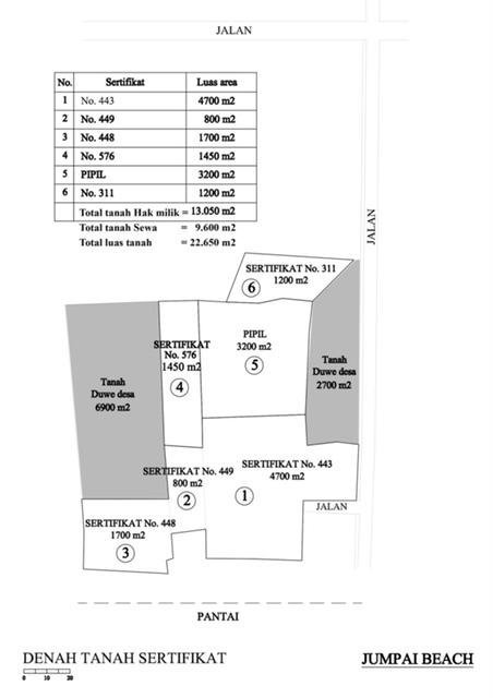 Dijual tanah LOS PANTAI Klungkung Bali pantai jumpai