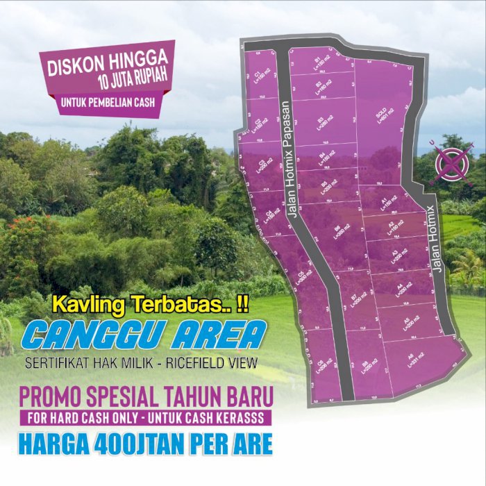 Tanah Kavling Buduk Canggu