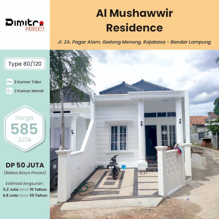 Rumah Komersil Murah  Kamar 3