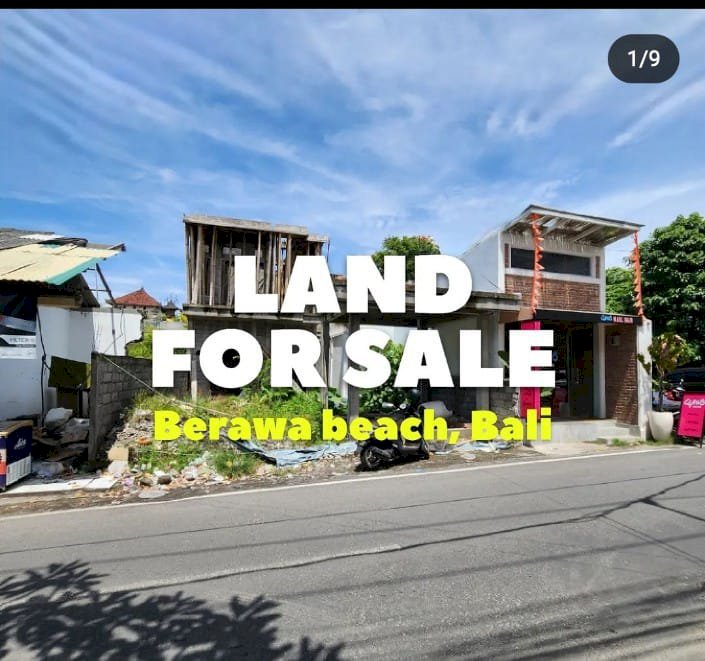 Tanah dijual dilokasi pinggir jalan semat Berawa Canggu untuk bisnis