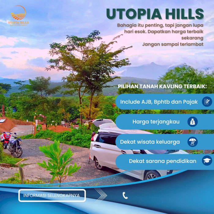 Dijual Tanah Kavling di Bogor dekat Tol