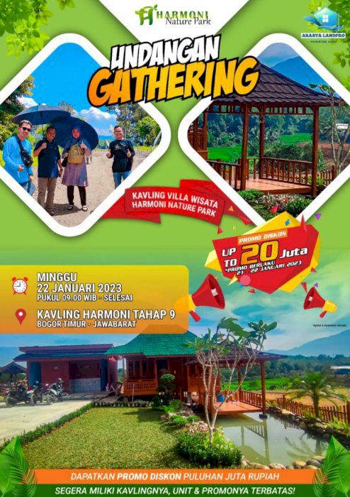 KAVLING VILLA MURAH BEST SELLER BEST VIEW STRATEGIS DEKAT KAMPUS