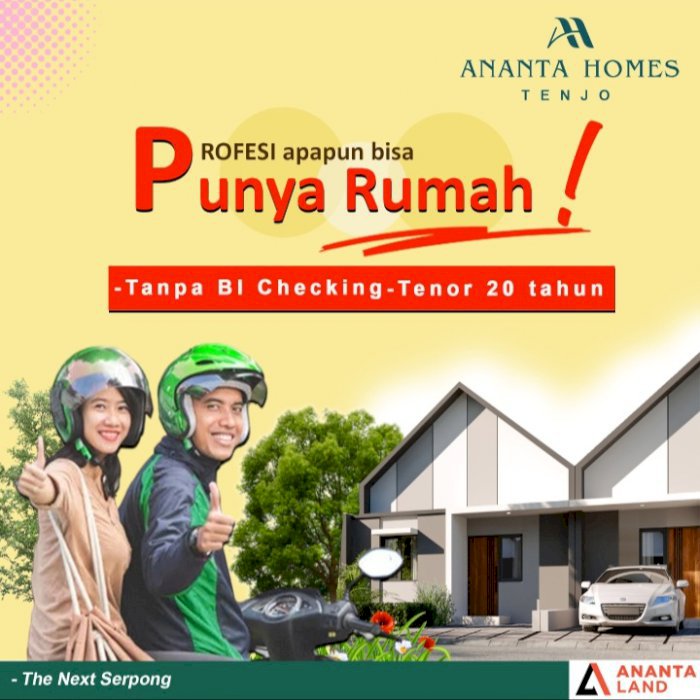 Rumah KPR Tanpa Dp & Tanpa BI Checking