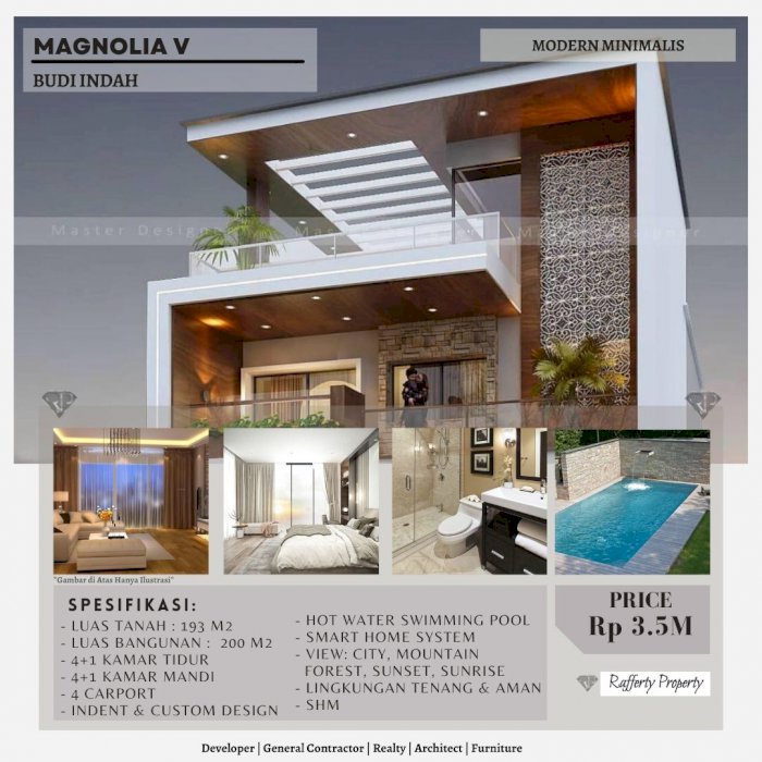 DIJUAL RUMAH MINIMALIS MODERN SETIA BUDI BANDUNG UTARA