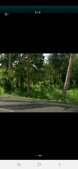 Jual tanah jln raya Denpasar Bali cocok untuk gudang DLL,, j50h32