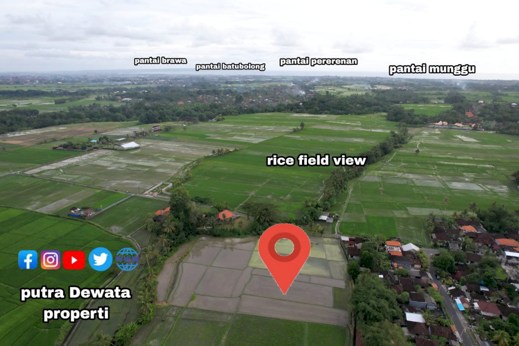 Dijual tanah lokasi elit nyambu kaba kaba tabanan  Dengan zona kuning