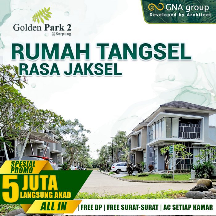 Rumah 2 lantai dekat BSD dan stasiun cisauk serpong