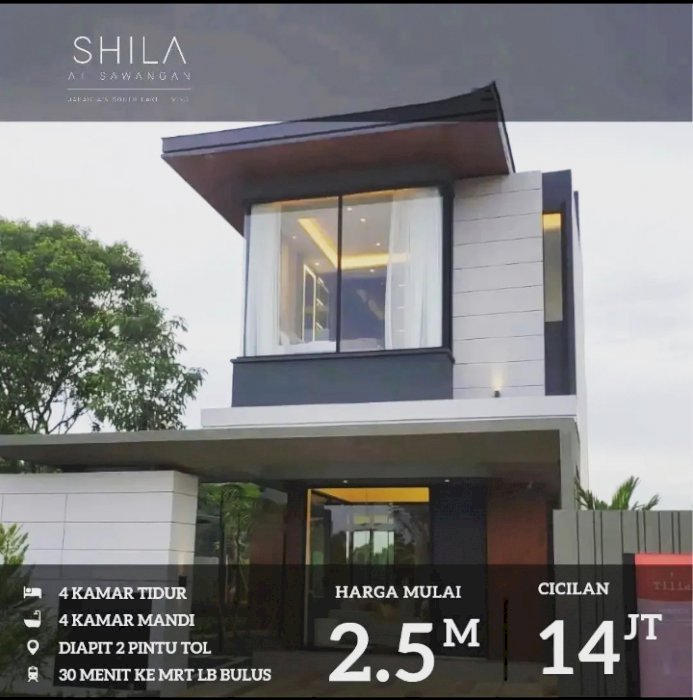 RUMAH MEWAH DG DESIGN TROPICAL MODERN DI SAWANGAN DEPOK