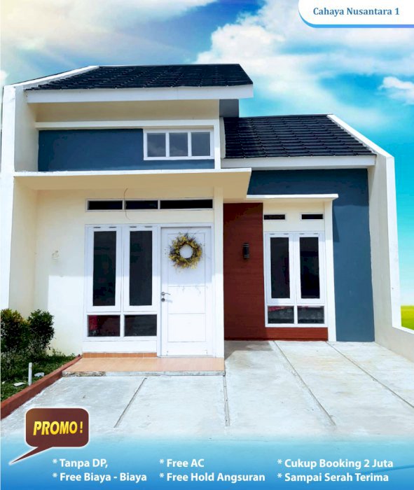 Rumah dijual rumah cluster Cahaya Nusantara 1 bekasi, unit Ready