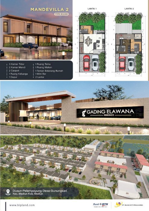 PROMO AWAL TAHUN RUMAH  MINIMALIS 2 LANTAI