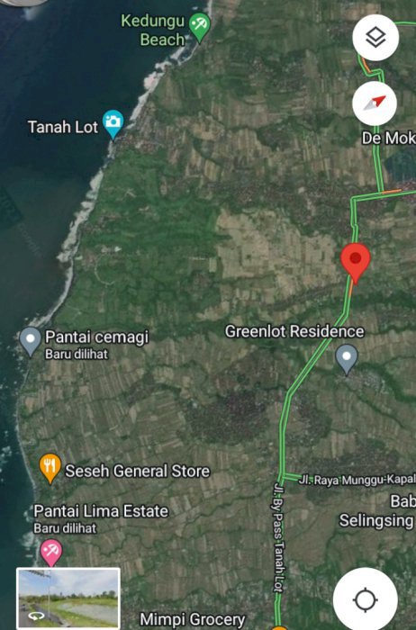 View sawah tanah lot TABANAN BALI